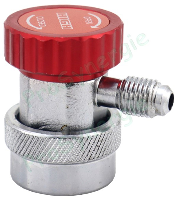 Raccord rapide automobile - HP - Haute Pression - Avec Vanne - Mâle 1/4´´ SAE