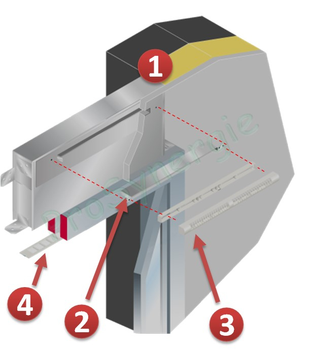 MHF - Manchon de Haut de Fenêtre Acoustique pour entrée d'air