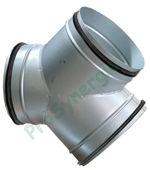 CS90 - Culotte Simple 90° Galva à Joint - Ø 400 mm