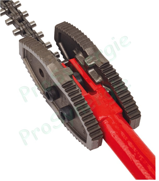 Serre tube à chaîne Mâchoire réversibles - Longueur 1122 mm - Capacité 6´´ (167 mm)