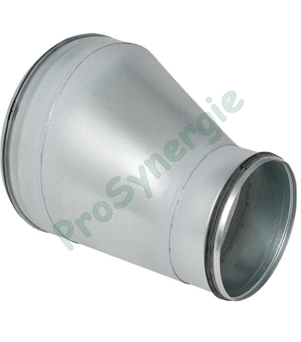 RCE - Réduction Conique Excentrée Galva à Joint - ØA 400  mm / ØB  315 mm
