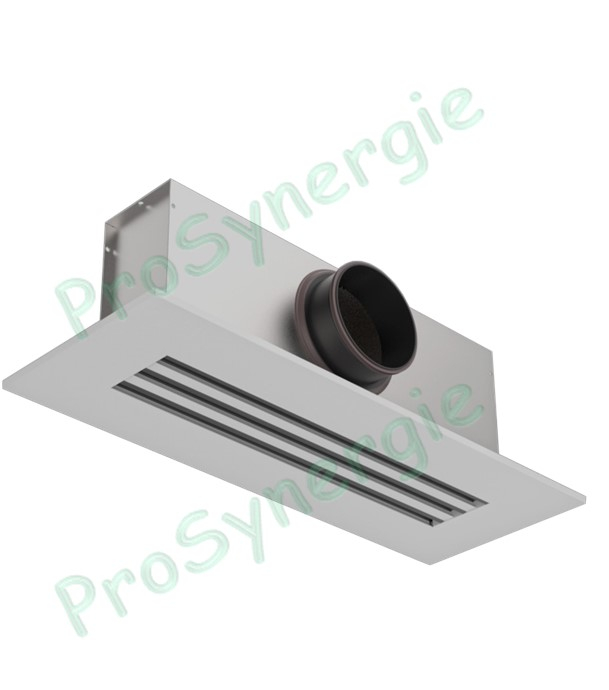 SPS16-G250 1154 Plénum isolé + registre montage par étrier
