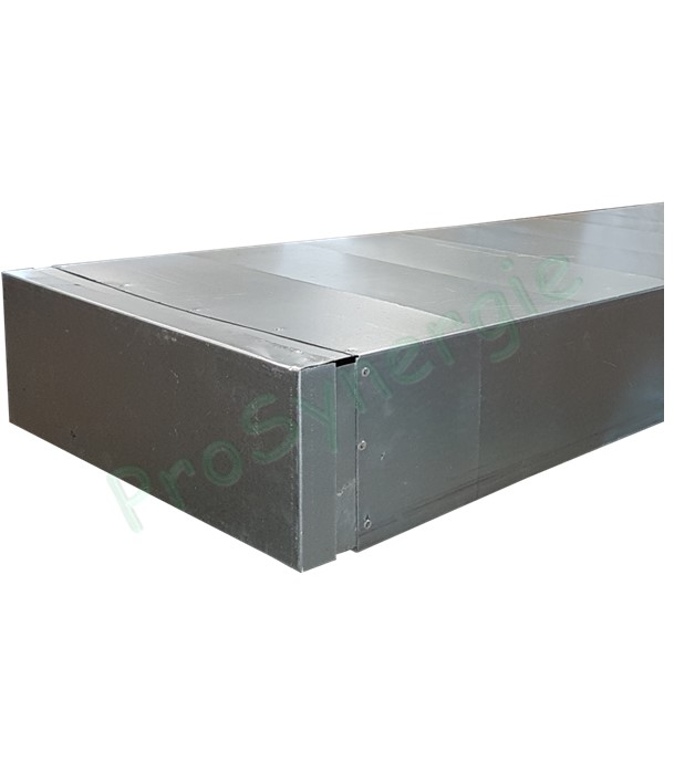 BMR - Bouchon Mâle Rectangulaire Galva Femelle - Hauteur x Largeur = 100x350mm