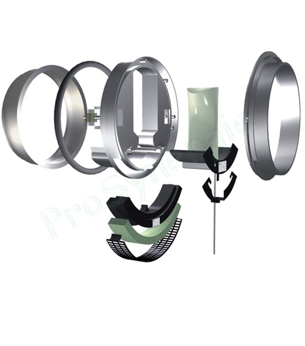Bouche pour VMC Gaz - Baz Motus 20/105 - 23KW - Ø125 / Ø125mm