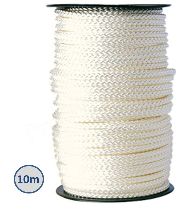 Bobine de 10 mètres de joint en fibre de verre tissé avec adhésif (larg. x épaiss. = 1 x 0.5cm) - pour Tubage type Pellet