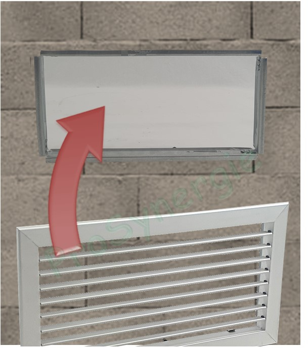 CCAZ - Cadre de grille intérieure type GADD, LaxH d´encastrement = 1000x300
