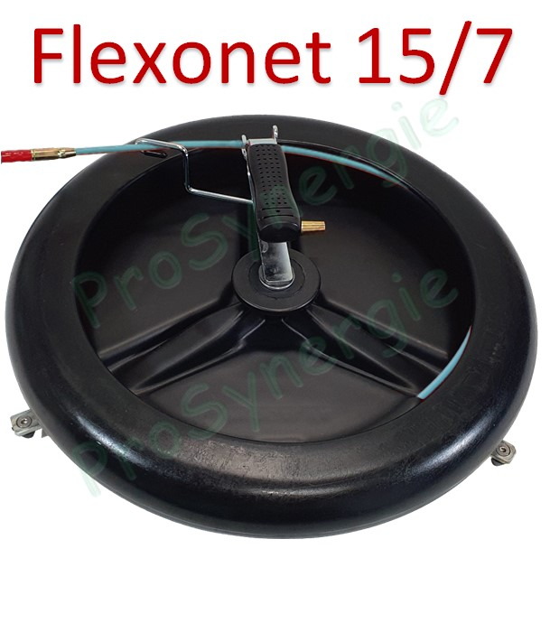 Support horizontal au sol permettant la rotation pour enrouleur de ramonage  Flexonet 15/5 PRO2091 ou Flexonet 15/7 PRO2095
