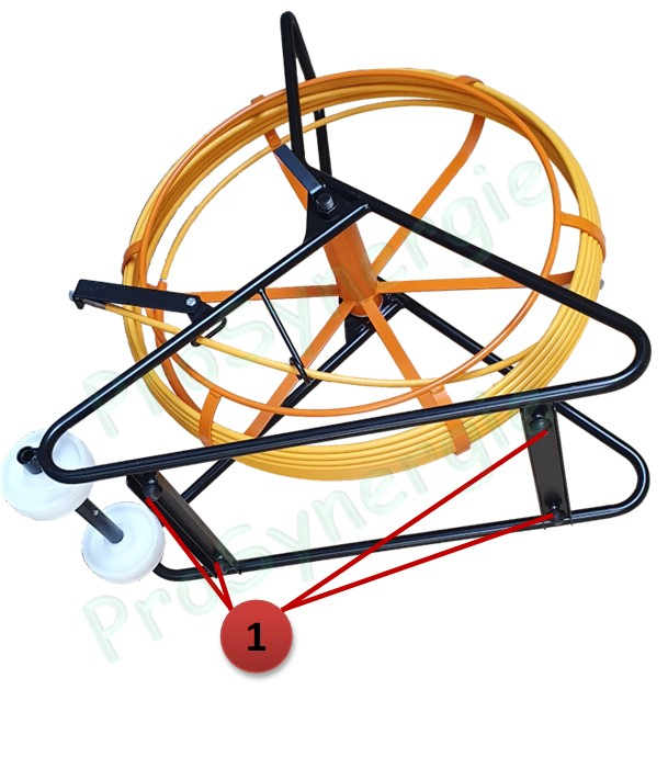 FLEXONET 20/11 - 20 m - Enrouleur et Fibre de ramonage Ø 11 mm