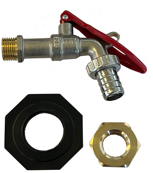 Ensemble Robinet de jardin cadenassable pour Cuve à Eau SCHUTZ ØM 2 