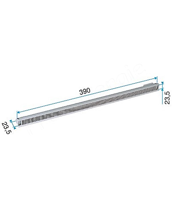Auvent menuiserie APP (anti-moustiques) pour entrée d´air de ventilation - Blanc