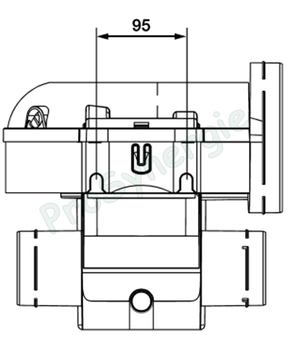 Kit VMC EasyHome Hygro Classic comprenant Moteur, Bouche cuisine élec, Salle de bain et WC
