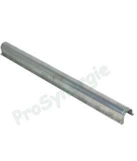 Goulotte Long. 1m - protection inox pour tube PE Gaz Ø 20 et 22mm