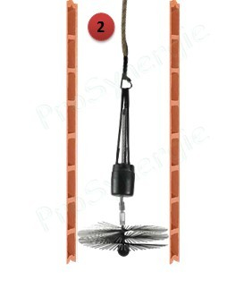 Poids automatique coulissant 2,8 kg pour ramonage - Raccord 12 x 175