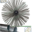 Brosse de dégraissage Fil nylon abrasif pour nettoyage conduit de ventilation