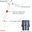 Thermo-Anémomètre VT 110 S ou 115 S à fil chaud  portable sonde inox déportée Ø 8 mm longueur 300 mm ou télescopique 1m - 0,15 à 30 m/s et 0 à +50°C