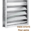 Volet de surpession d´air - Volets anti-retour - Type AVF/ANF/ATO 75