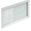 AC 123 F3 - Grille Maille fixes -  800 x 300 mm - Finition alu anodisé