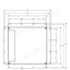 Cassette double connection latérale long. x larg. x haut. = 323x323x160 mm  - pour extraction pneumatique de granulés sous un silo
