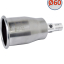 Ensemble Chalumeau Etancheur Godet Inox 100 kW - Col 400 mm - Tuyau 10m - Détendeur - Manche 620