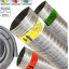 Mètre de Tubage Flexible Double Peau (en carton de 30m) pour conduit de cheminée Inox 904/316 (bandeau rouge) Ø 140/146 (int./ext.)