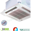 Cassette plafond Mélody 2 diffuseur 4 voies - 2 ou 4 tubes (Froid / Chaud) - Moteur modulant haute efficacité (en option)