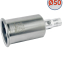 Ensemble Chalumeau Etancheur Godet Inox 50 et 100 kW - Col 130 et 600 mm - Tuyau 20m - Détendeur - Manche 620