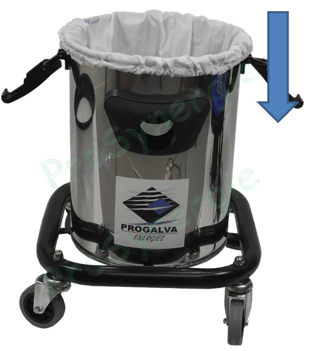 Surfiltre incolmatable - Pour aspirateur Neso 150/250/260/400/15/23/25/25S/40, Spiro 250/400 et Galax 40L
