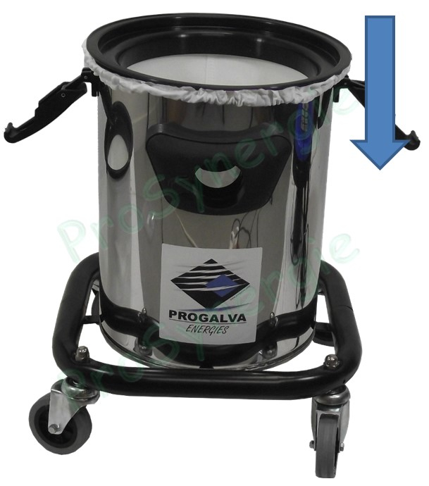 Surfiltre incolmatable - Pour aspirateur Neso 150/250/260/400/15/23/25/25S/40, Spiro 250/400 et Galax 40L