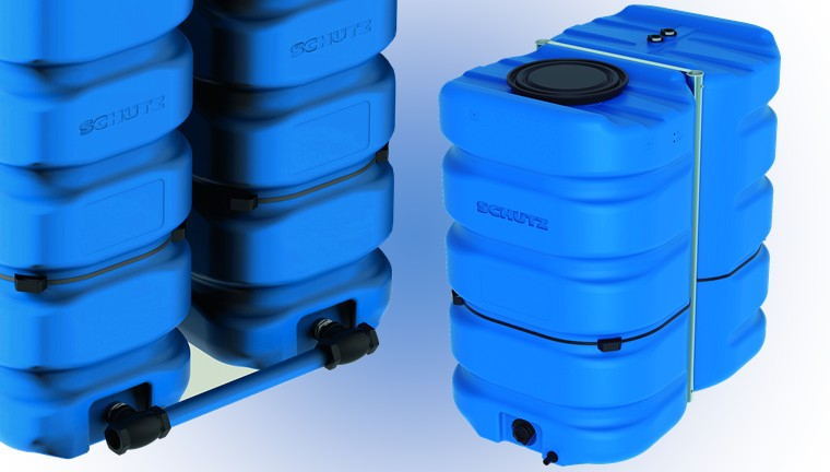 Stockage d'eau froide 1000 litres et plus, cuves en batterie 