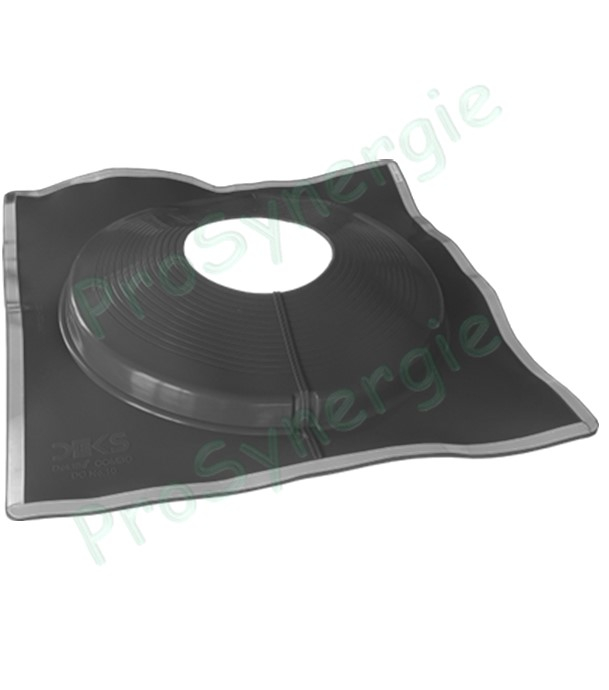 Etanchéité souple SolFlexe EPDM Noir (115 °C maxi) n°10 Ø 350 à 760 mm - Ouverture latérale possible et embase carrée