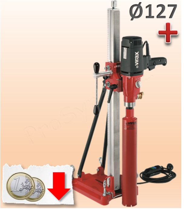 Lot carotteuse V150+ Bâti + Couronne 127