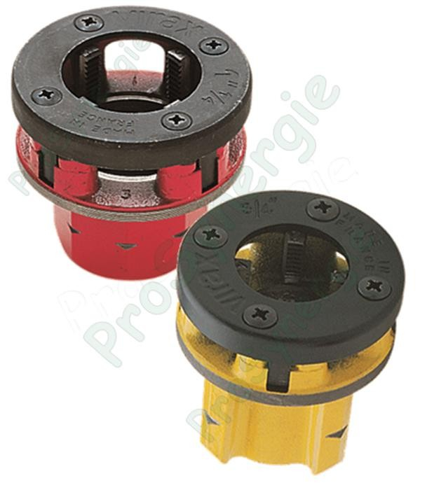 Filière électroportative Mini-Phénix 230V avec étau de blocage -Têtes BSPT Droite 1/2-3/4-1-1.1/4´´