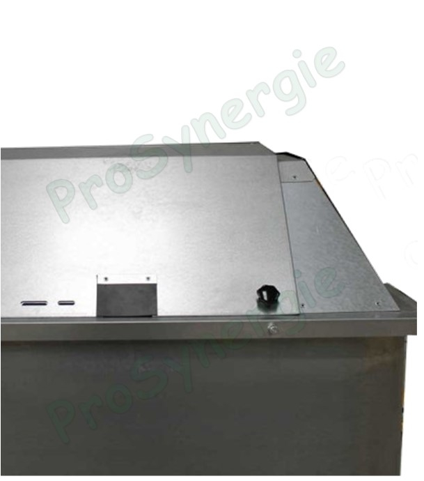 Couvercle de fermeture et protection cadenassable pour cuve fioul type VET Section 757x1135mm