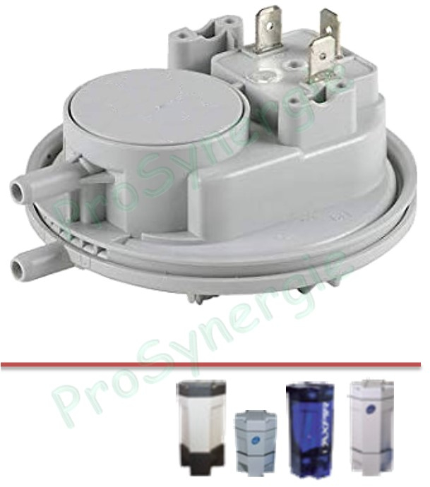 Pressostat mécanique 40 Pa contact NO pour démarrage de centrale Aldes Axpir