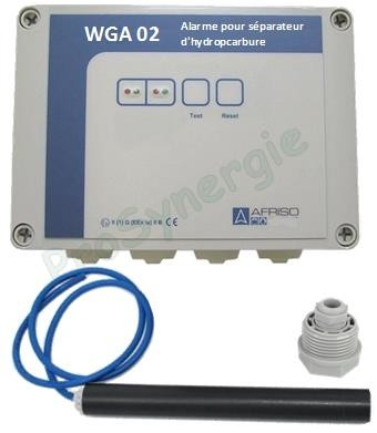 Alarme pour séparateur dhydrocarbure OSA + 1 sonde capacitive ES4