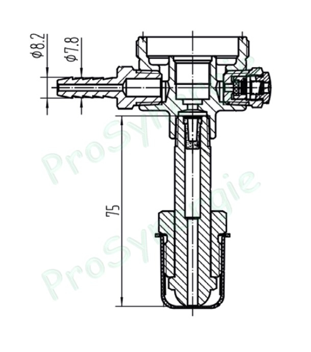 Lot de 2 Détendeurs Frontaux SmartCompact Oxygène et Acétylène - Entrée arrière - Sortie olive pour tuyau Ø 6 mm