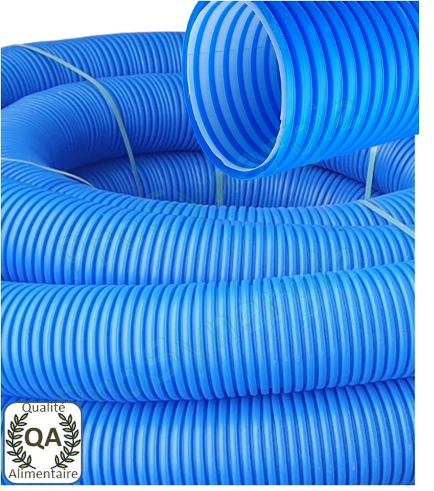 Kit puits canadien Performance 300m3/h (géothermie air)  contenant  Echangeur 50 ou 2x25ml - Prise d´air élégance - Trav dalle/mur - Adapt avec condens