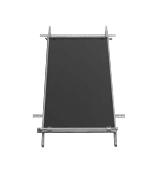 Kit de fixation inclinée toiture (tuille, ardoise, bac acier) ou horizontale (toiture terrasse ou sol) pour 1 à 3 panneaux solaires type Astrea