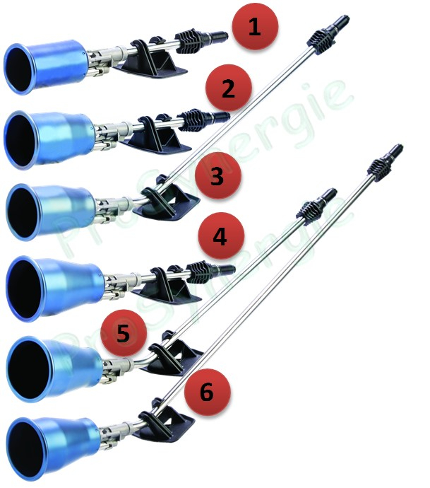 Lances Titan´Express pour Chalumeau Etancheur piezo (poignée 660)