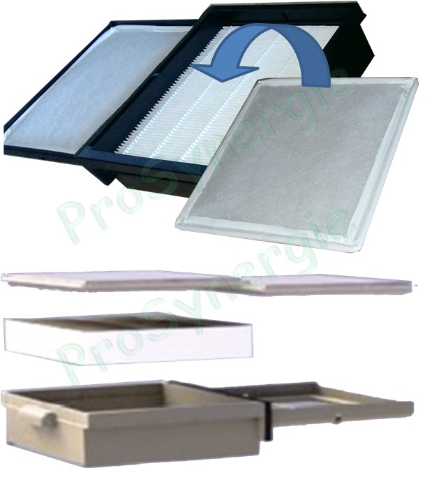 Tiroir Filtre VMC Double-Flux Dee Fly Cube 300 et 370