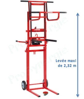 Berceau horizontal pour Lève Chauffe-eau