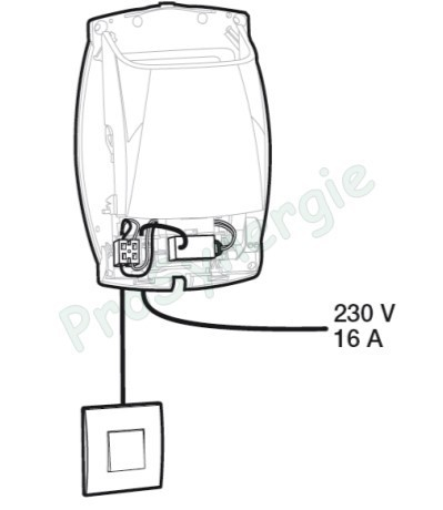 Transformateur 230Vac / 9Vcc Carte interface pour Bouche Bap´SI et Bahia Curve (permet de remplacer la pile et d'alimentation de celle-ci depuis le secteur)