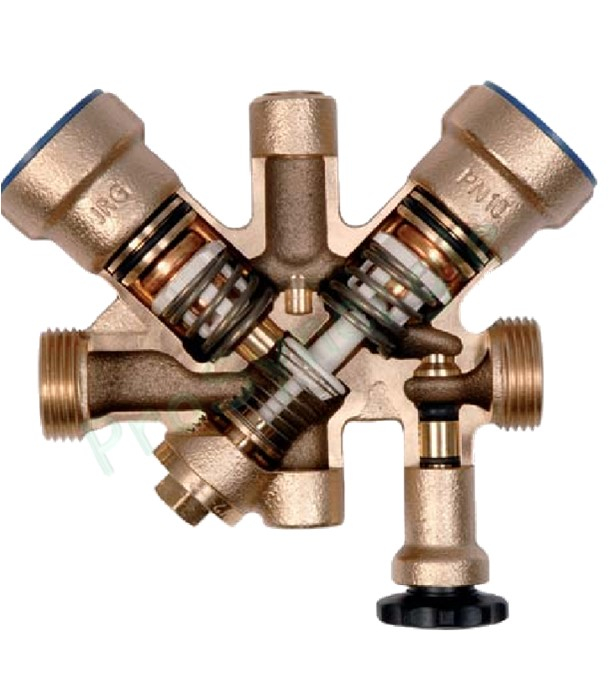 Vanne d´équilibrage et désinfection thermique Jrgutherm 2T°