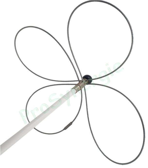 Kit Rotoflex Ø 18 mm en sacoche (10 cannes de 1m + 2 Têtes + 2 Adaptables + Fil + Tête à chaîne)