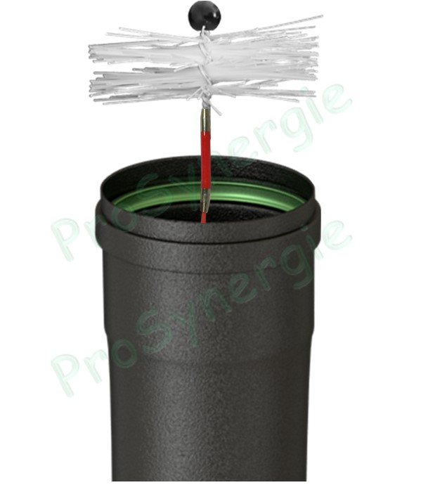 Hérisson à visser Rond Polyamide du Ø 80 au 153 mm (Fil Ø 0.8 mm) avec raccord Ø M5x80