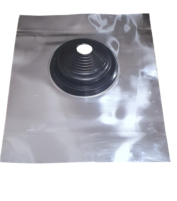 Etanchéité souple SolFlexe Alu EPDM (115°C maxi) n°2 - Ø 50 à 170 mm - Avec embase aluminium - Pour sortie de toiture
