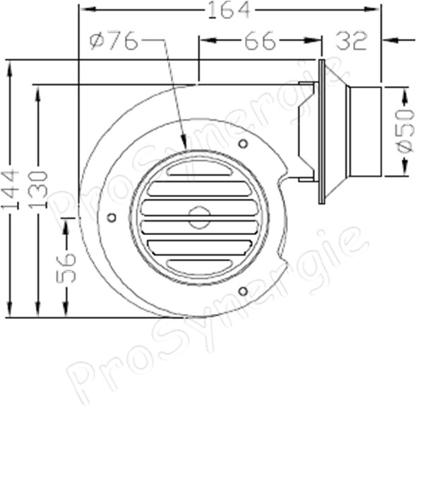 Ventilateur d´air centrifuge 230V 25W pour Brûleur granulé Burnit Pellet et chaudière 20 à 25KW - Centrifugal Blower