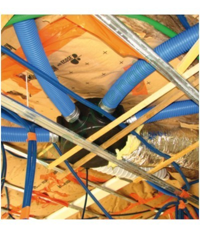 Caisson répartiteur circulaire isolé Ø160 + 1x125 + 6x80 - Réseau Ventilation