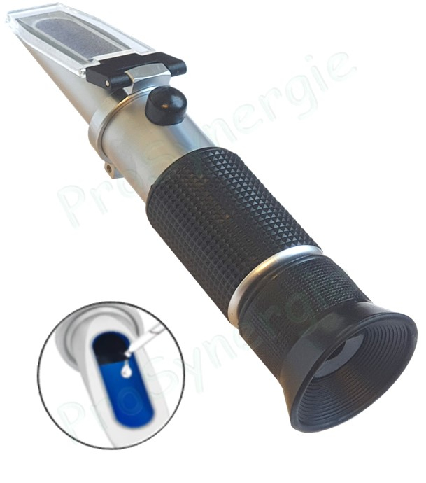 Réfractomètres à Glycol pour la mesure optique du point de congélation (installation solaire)