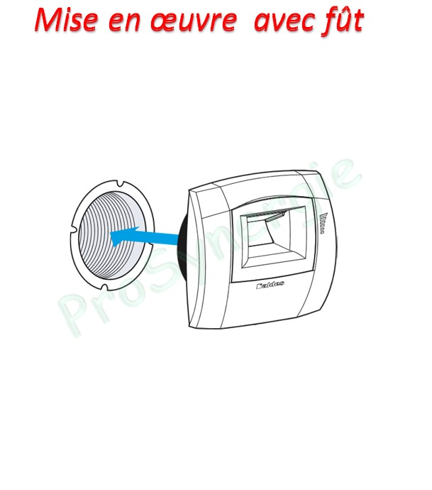 Bouche Bain WC Bahia Curve S Hygro avec Détection Présence